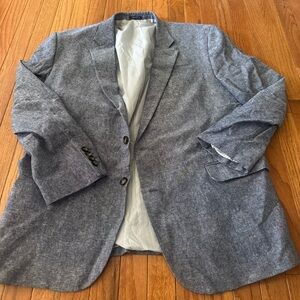 Men’s Stafford gray blazer sports coat. Size 48 regular